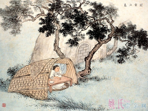 24孝：16 闻雷泣墓.jpg