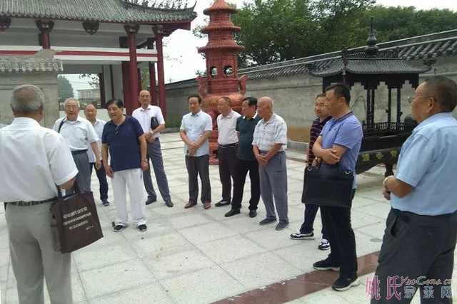 安徽淮南姚氏联谊会领导走访淮南《胡氏宗祠》